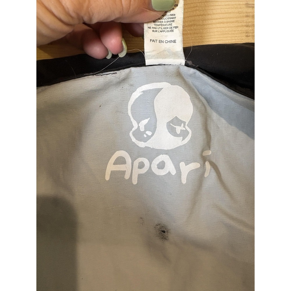 Apari Coach Jacket Mens Small Black Graphic Mermaid Koi Back Print EXP99CNB - Picture 14 of 15